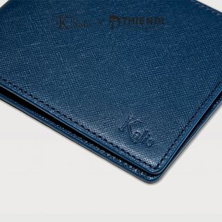Bóp Ví Ngang Nam Gập Da Bò Thật Cao Cấp Hàng Hiệu KALIS x Thiendi WCSN4 Bóp Ví Da Bò Nam Nguyên Tấm Full Hộp Có Bảo Hành