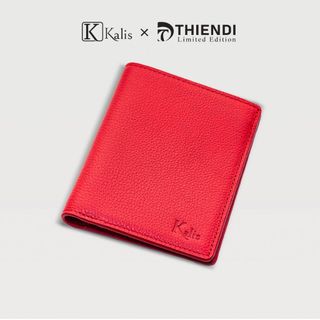 Ví Đứng Nam Mini Cao Cấp Hàng Hiệu Kalis x Thiendi WCMD05 Ví Da Đứng Nam Mini Nhỏ Gọn Đẹp Nhiều Ngăn Để Đựng Thẻ ATM