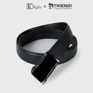 Dây Lưng Nam Cao Cấp Hàng Hiệu Kalis x Thiendi BCMA1A1 Dây Nịt Nịch Thắt Lưng Nam Trung Niên Da Bò Thật Cao Cấp