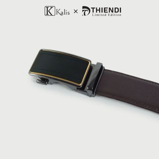Dây Nịt Nam Công Sở Cao Cấp Hàng Hiệu Kalis x Thiendi BCNA2A4 Dây Nịt Nịch Thắt Lưng Nam Trung Niên Da Bò Thật Hàng Hiệu