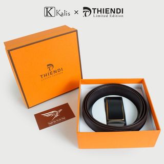 Dây Nịt Nam Công Sở Cao Cấp Hàng Hiệu Kalis x Thiendi BCNA2A4 Dây Nịt Nịch Thắt Lưng Nam Trung Niên Da Bò Thật Hàng Hiệu