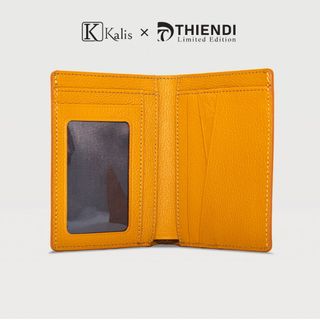 Ví Da Nam Mini Nhỏ Gọn Cao Cấp Hàng Hiệu Kalis x Thiendi WCMD06 Ví Da Đứng Nam Mini Nhỏ Gọn Đẹp Nhiều Ngăn Để Đựng Thẻ