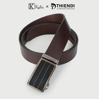 Thắt Lưng Nam Hàng Hiệu Cao Cấp Kalis x Thiendi BCOA2A3 Dây Nịt Nịch Thắt Lưng Nam Trung Niên Da Bò Thật Hàng Hiệu