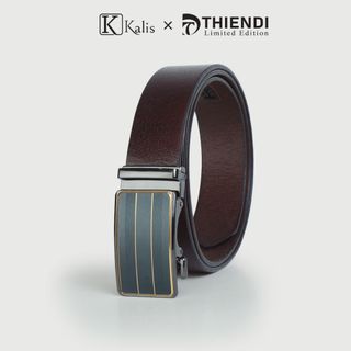 Thắt Lưng Nam Hàng Hiệu Cao Cấp Kalis x Thiendi BCOA2A3 Dây Nịt Nịch Thắt Lưng Nam Trung Niên Da Bò Thật Hàng Hiệu