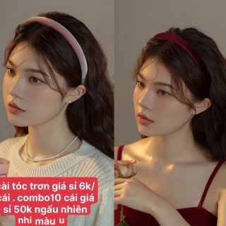 Cài tóc trơn kim tuyến giá sỉ