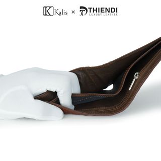 Ví Da Cá Sấu Thật Cao Cấp Hàng Hiệu Kalis x Thiendi Chính Hãng WALN03 Bóp Ví Da Nam Cá Sấu Full Hộp Có Bảo Hành
