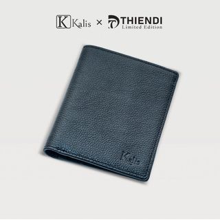 Ví Da Nam Đứng Cao Cấp Hàng Hiệu Kalis x Thiendi WCMD01 Ví Da Đứng Nam Mini Nhỏ Gọn Đẹp Nhiều Ngăn Để Đựng Thẻ ATM