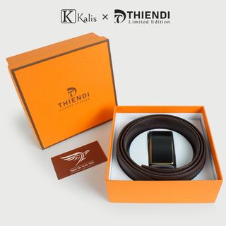 Dây Nịt Nam Da Bò Thật Cao Cấp Hàng Hiệu Kalis x Thiendi BCMA2A4 Dây Nịt Nịch Thắt Lưng Nam Trung Niên Da Bò Thật