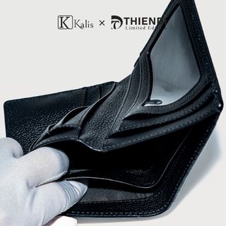 Ví Da Nam Đứng Cao Cấp Hàng Hiệu Kalis x Thiendi WCMD01 Ví Da Đứng Nam Mini Nhỏ Gọn Đẹp Nhiều Ngăn Để Đựng Thẻ ATM