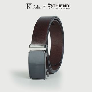 Dây Nịt Nam Cao Cấp Hàng Hiệu Kalis x Thiendi BCOA2A2 Dây Nịt Nịch Thắt Lưng Nam Trung Niên Da Bò Thật Hàng Hiệu Cao Cấp