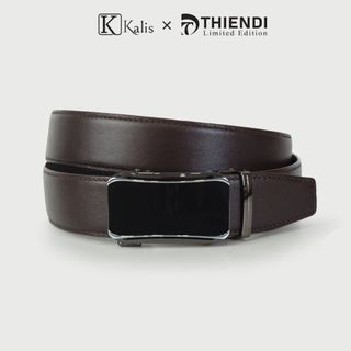 Thắt Lưng Da Nam Cao Cấp Hàng Hiệu Kalis x Thiendi BCNA2A1 Dây Nịt Nịch Thắt Lưng Nam Trung Niên Da Bò Thật Cao Cấp