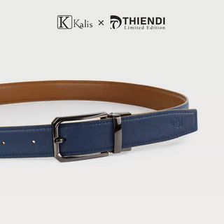 Thắt Lưng Xoay 360 Độ Cao Cấp Hàng Hiệu Kalis x Thiendi BCSS421 Dây Nịt Thắt Lưng Nam 2 Mặt Xoay Chiều 360 Độ Da Bò Thật