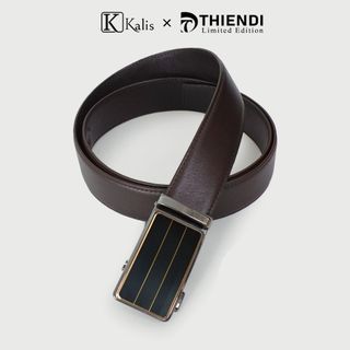 Thắt Lưng Nam Hàng Hệu Cao Cấp Kalis x Thiendi BCNA2A3 Dây Nịt Nịch Thắt Lưng Nam Trung Niên Da Bò Thật Hàng Hiệu