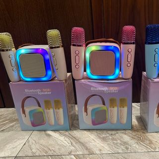 Loa Bluetooth SY-13 Kèm 2 Micro Không Dây Hát Karaoke.