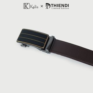 Thắt Lưng Nam Hàng Hệu Cao Cấp Kalis x Thiendi BCNA2A3 Dây Nịt Nịch Thắt Lưng Nam Trung Niên Da Bò Thật Hàng Hiệu