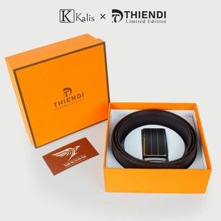Thắt Lưng Nam Hàng Hệu Cao Cấp Kalis x Thiendi BCNA2A3 Dây Nịt Nịch Thắt Lưng Nam Trung Niên Da Bò Thật Hàng Hiệu