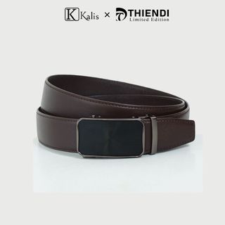Dây Nịch Nam Trung Niên Cao Cấp Hàng Hiệu Kalis x Thiendi BCNA2A2 Dây Nịt Nịch Thắt Lưng Nam Trung Niên Da Bò Thật