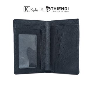 Ví Mini Đựng Thẻ Nam Nhỏ Gọn Cao Cấp Hàng Hiệu Kalis x Thiendi WCSD01 Ví Da Đứng Nam Mini Nhỏ Gọn Đẹp Nhiều Ngăn