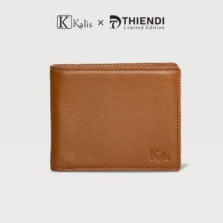 Ví Da Nam Đẹp Da Bò Thật Cao Cấp Hàng Hiệu KALIS x Thiendi WCMG02 Bóp Ngang Nam Đẹp Da Thật Full Box Có Bảo Hành