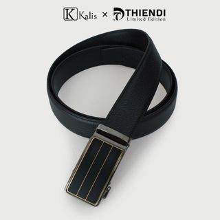 Dây Nịch Nam Cao Cấp Hàng Hiệu Kalis x Thiendi BCMA1A3 Dây Nịt Nịch Thắt Lưng Nam Trung Niên Da Bò Thật Hàng Hiệu