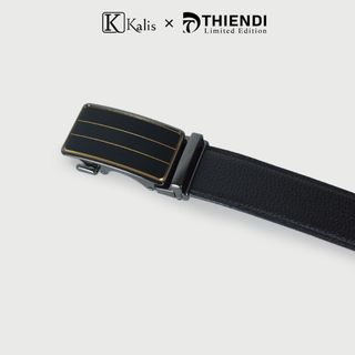 Dây Nịch Nam Cao Cấp Hàng Hiệu Kalis x Thiendi BCMA1A3 Dây Nịt Nịch Thắt Lưng Nam Trung Niên Da Bò Thật Hàng Hiệu