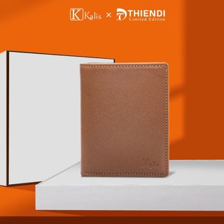 Ví Da Nam Mini Nhỏ Gọn Cao Cấp Hàng Hiệu Kalis x Thiendi WCSD02 Ví Da Đứng Nam Mini Nhỏ Gọn Đẹp Nhiều Ngăn Để Đựng Thẻ