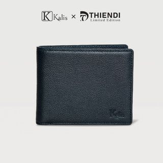 Ví Ngang Nam Da Bò Thật Cao Cấp Hàng Hiệu KALIS x Thiendi WCMG01 Bóp Ngang Nam Đẹp Da Thật Full Box Có Bảo Hành