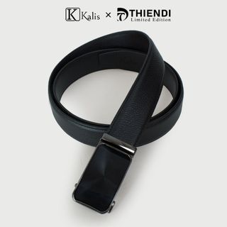 Dây Lưng Nam Cao Cấp Da Bò Thật Hàng Hiệu Kalis x Thiendi BCMA1A2 Dây Nịt Nịch Thắt Lưng Da Thật Xịn Nguyên Miếng