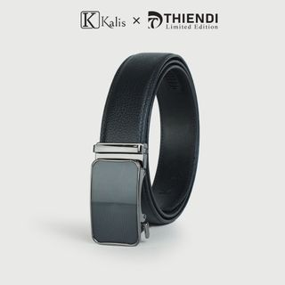 Dây Lưng Nam Cao Cấp Da Bò Thật Hàng Hiệu Kalis x Thiendi BCMA1A2 Dây Nịt Nịch Thắt Lưng Da Thật Xịn Nguyên Miếng
