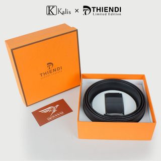 Dây Lưng Nam Cao Cấp Da Bò Thật Hàng Hiệu Kalis x Thiendi BCMA1A2 Dây Nịt Nịch Thắt Lưng Da Thật Xịn Nguyên Miếng