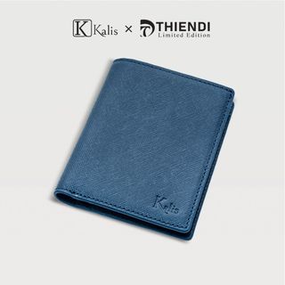 Ví Đựng Thẻ Nam Mini Cao Cấp Hàng Hiệu Kalis x Thiendi WCSD04 Ví Da Đứng Nam Mini Nhỏ Gọn Đẹp Nhiều Ngăn Để Đựng Thẻ ATM
