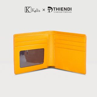Ví Da Nam Đẹp Da Bò Thật Cao Cấp Hàng Hiệu KALIS x Thiendi WCMG06 Bóp Ngang Nam Đẹp Da Thật Full Box Có Bảo Hành