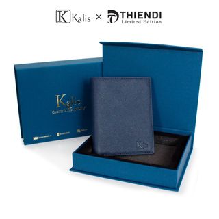 Ví Đựng Thẻ Nam Mini Cao Cấp Hàng Hiệu Kalis x Thiendi WCSD04 Ví Da Đứng Nam Mini Nhỏ Gọn Đẹp Nhiều Ngăn Để Đựng Thẻ ATM