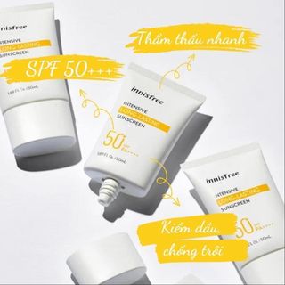 Kem Chống Nắng In nisfree Intensive Triple - Shield Sunscreen SPF 50+/PA++++ 50ml