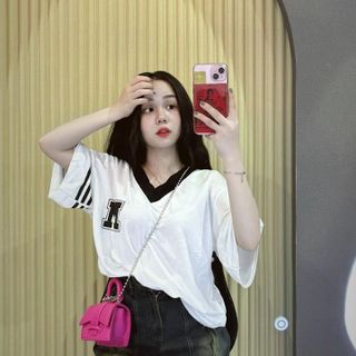 ÁO THUN COTTON GIẤY VIỆT NAM XUẤT KHẨU CỔ TIM VIỀN- LÊ PHƯƠNG BOUTIQUE