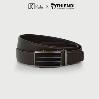 Dây Nịt Nam Công Sở Cao Cấp Hàng Hiệu Kalis x Thiendi BCMA2A3 Dây Nịt Nịch Thắt Lưng Nam Trung Niên Da Bò Thật Hàng Hiệu