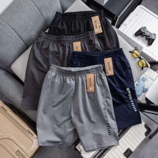 quần đùi nam poly 2 da phom chuẩn, quần thể thao nam