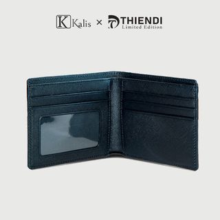 Bóp Nam Da BòThật Cao Cấp Hàng Hiệu KALIS x Thiendi WCSG01 Bóp Ngang Nam Đẹp Da Thật Full Box Có Bảo Hành