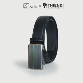 Dây Thắt Lưng Nam Cao Cấp Hàng Hiệu Kalis x Thiendi BCSA1A3 Dây Nịt Nịch Thắt Lưng Nam Trung Niên Da Bò Thật Hàng Hiệu