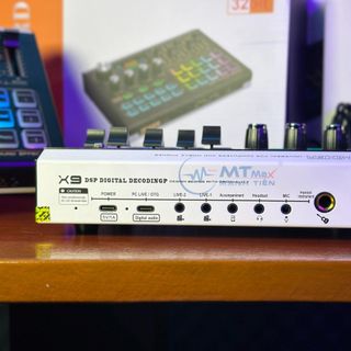 Soundcard X9 - Hỗ Trợ Micro 48V, Tích Hợp Hiệu Ứng Auto Tune, Điều Chỉnh Giọng Auto Tune