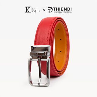 Thắt Lưng Nam Xoay Cao Cấp Hàng Hiệu Kalis x Thiendi BCMS652 Dây Nịt Thắt Lưng Nam 2 Mặt Xoay Chiều 360 Độ Da Bò Thật