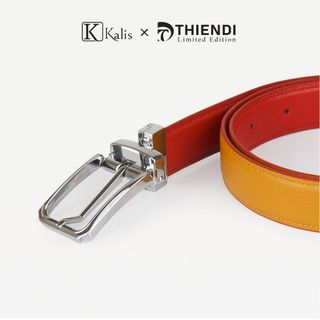 Thắt Lưng Nam Xoay Cao Cấp Hàng Hiệu Kalis x Thiendi BCMS652 Dây Nịt Thắt Lưng Nam 2 Mặt Xoay Chiều 360 Độ Da Bò Thật
