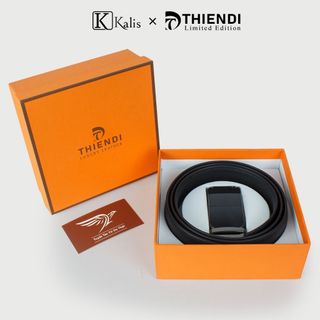 Thắt Lưng Da Nam Cao Cấp Hàng Hiệu Kalis x Thiendi BCSA1A2 Dây Nịt Nịch Thắt Lưng Nam Trung Niên Da Bò Thật Hàng Hiệu