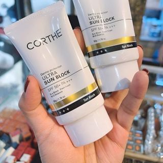 Kem chống nắng Corthe Hàn Quốc – 50g Dermo Protection Ultra Sun Block SPF50+/PA+++