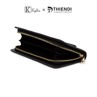 Ví Cầm Tay Da Bò Nam Thật Cao Cấp Hàng Hiệu Kalis x Thiendi Túi Ví Clutch Cầm Tay Kẹp Cắp Nách Nam Da Bò Thật Cao Cấp