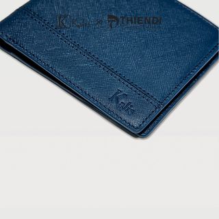 Ví Gập Ngang Da Bò Thật Cao Cấp Hàng Hiệu KALIS x Thiendi WCSS04 Bóp Ví Da Bò Nam Nguyên Tấm Full Hộp Có Bảo Hành