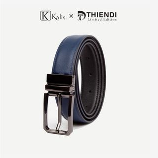 Dây Nịt Nam Xoay Cao Cấp Hàng Hiệu Kalis x Thiendi BCSS141 Dây Nịt Thắt Lưng Da Bò Thật Nam Full Hộp Có Bảo Hành