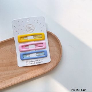 Vỉ 3 kẹp hình sao PK18.12