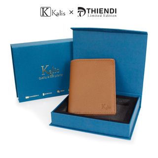 Ví Đựng Thẻ Nam Mini Cao Cấp Hàng Hiệu Kalis x Thiendi WCMM02 Ví Da Đứng Nam Mini Nhỏ Gọn Đẹp Nhiều Ngăn Để Đựng Thẻ ATM