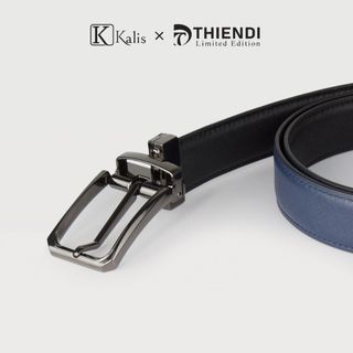 Dây Nịt Nam Xoay Cao Cấp Hàng Hiệu Kalis x Thiendi BCSS141 Dây Nịt Thắt Lưng Da Bò Thật Nam Full Hộp Có Bảo Hành
